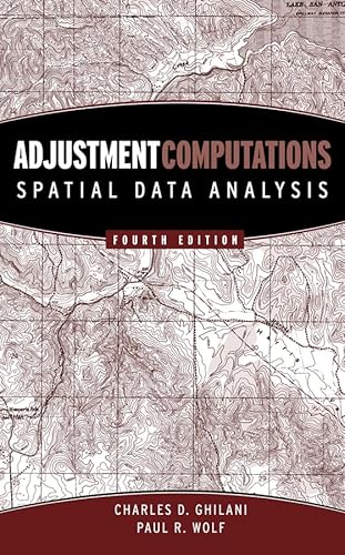 Stock image for Adjustment Computations: Spatial Data Analysis for sale by BooksRun