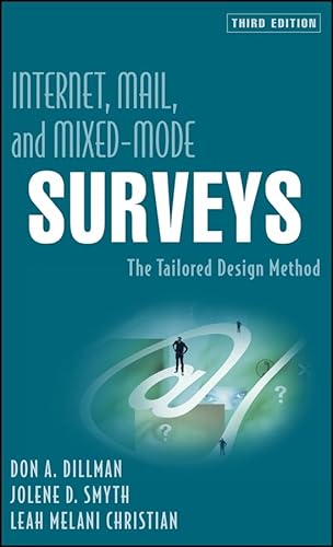 Internet, Mail, and Mixed-Mode Surveys: The Tailored Design Method (9780471698685) by Dillman, Don A.; Smyth, Jolene D.; Christian, Leah Melani