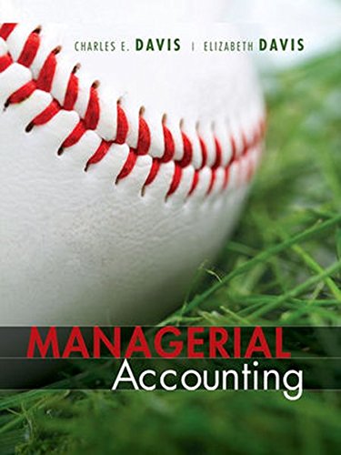 Stock image for Managerial Accounting for sale by BookHolders