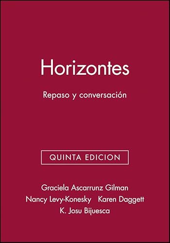 Beispielbild fr Lab Audio CDs to accompany Horizontes: Repaso y conversacion 5e, All-in-Spanish Version (Spanish Edition) zum Verkauf von Green Street Books