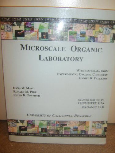 Imagen de archivo de Microscale Organic Laboratory a la venta por ThriftBooks-Atlanta