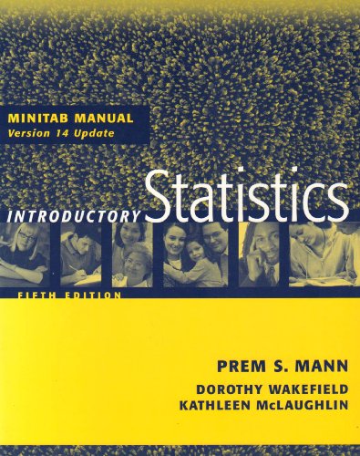 Imagen de archivo de Introductory Statistics, Minitab 14 Manual a la venta por ThriftBooks-Dallas