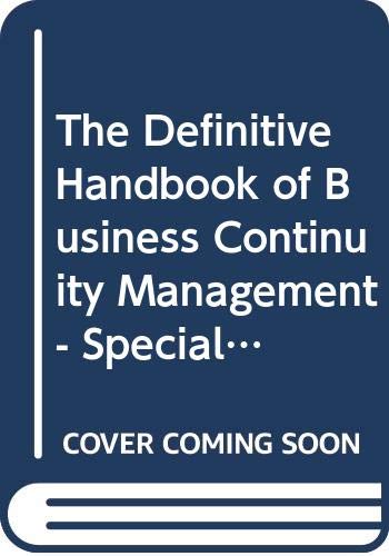 9780471703945: The Definitive Handbook of Business Continuity Management - Special Edition for Corinthian Colleges, Inc.