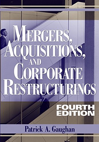 Imagen de archivo de Mergers, Acquisitions, and Corporate Restructurings a la venta por Better World Books