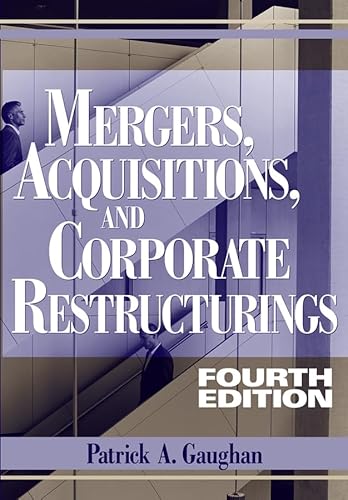 9780471705642: Mergers, Acquisitions, and Corporate Restructurings