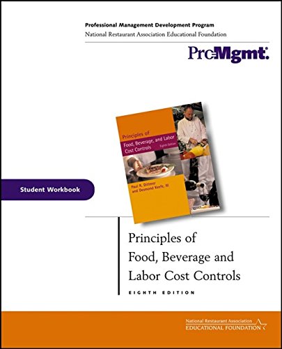 Imagen de archivo de Principles of Food, Beverage, and Labor Cost Controls, Student Workbook a la venta por ThriftBooks-Dallas