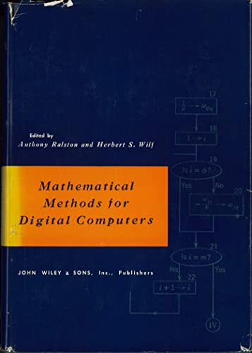 Stock image for Mathematical Methods for Digital Computers for sale by George Cross Books