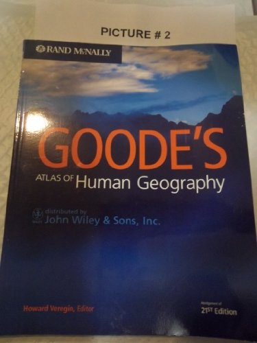 Goode's Atlas of Human Geography (9780471706922) by Rand McNally Inc.