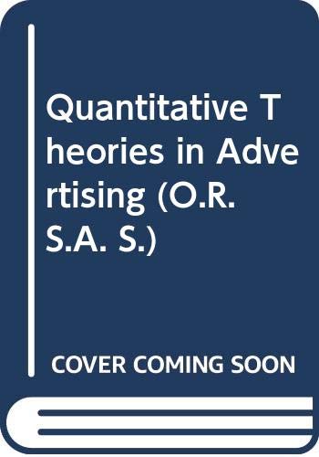 9780471708209: Quantitative Theories in Advertising
