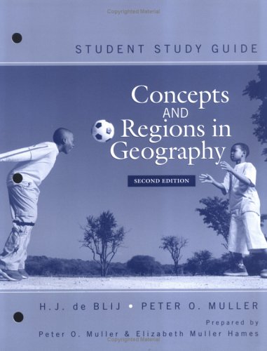 Imagen de archivo de Student Study Guide to accompany Concepts and Regions in Geography, 2nd Edition a la venta por HPB-Red