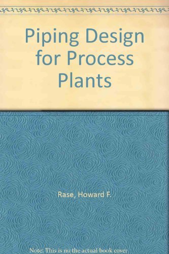 Beispielbild fr Piping Design for Process Plants zum Verkauf von Chapter 1