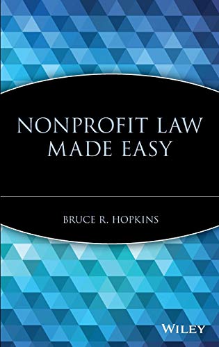 Imagen de archivo de Nonprofit Law Made Easy a la venta por SecondSale