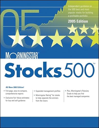 Imagen de archivo de Morningstar Stocks 500: Annual Sourcebook 2005 a la venta por Louisville Book Net