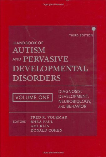 Stock image for Handbook of Autism and Pervasive Developmental Disorders, Diagnosis, Development, Neurobiology, and Behavior for sale by Better World Books