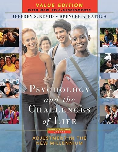 Beispielbild fr Psychology and the Challenges of Life: Adjustment in the New Millennium zum Verkauf von HPB-Red