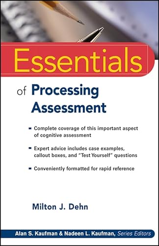 Imagen de archivo de Essentials of Processing Assessment a la venta por Goodwill