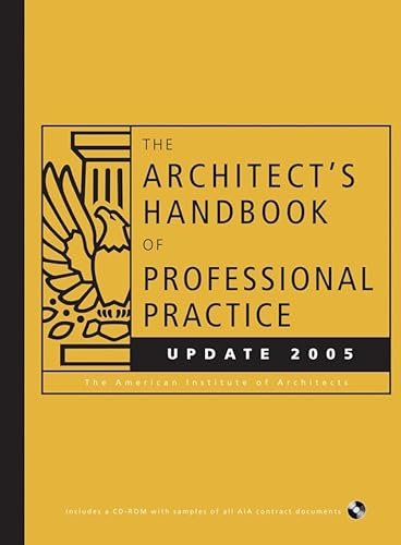 9780471719373: The Architect's Handbook of Professional Practice, Updated 2005