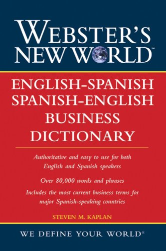 Beispielbild fr Webster's New World English-Spanish/Spanish-English Business Dictionary zum Verkauf von Better World Books