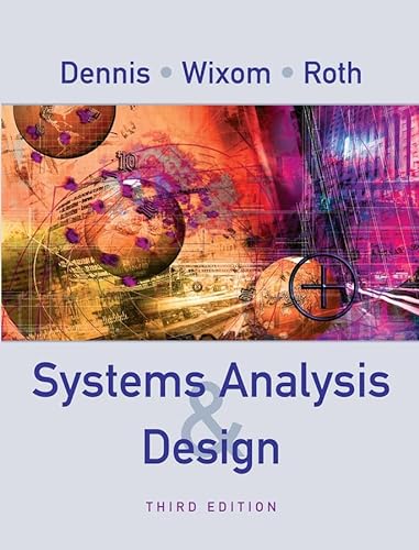 Beispielbild fr Systems Analysis and Design zum Verkauf von Wonder Book