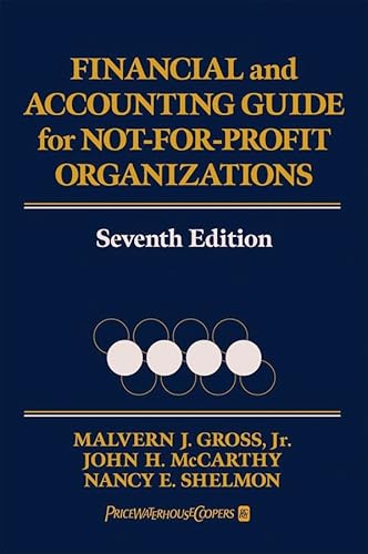 Stock image for Financial and Accounting Guide for Not-for-Profit Organizations for sale by Better World Books