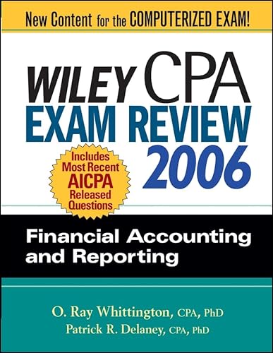 Imagen de archivo de Wiley CPA Exam Review 2006 : Financial Accounting and Reporting a la venta por Better World Books