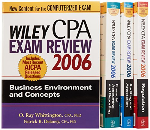 9780471726838: Wiley CPA Exam Review 2006,4 Volume Set (Wiley CPA Examination Review)