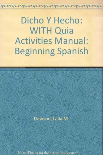9780471727101: WITH Quia Activities Manual