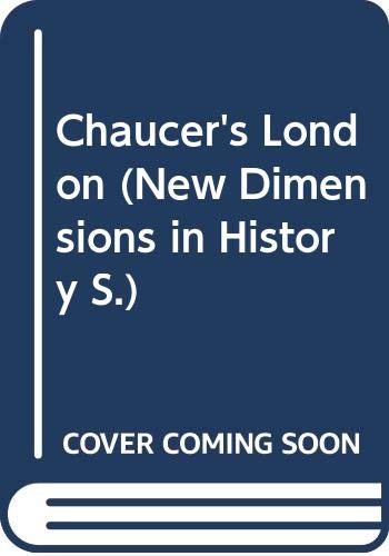 Stock image for Chaucer's London for sale by Better World Books