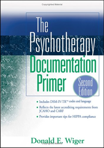Beispielbild fr The Psychotherapy Documentation Primer zum Verkauf von Better World Books