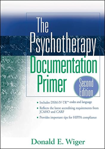 Stock image for The Psychotherapy Documentation Primer for sale by Better World Books: West