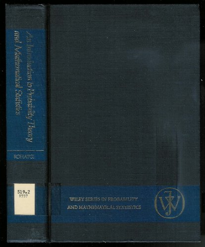 9780471731351: An Introduction to Probability Theory and Mathematical Statistics (Probability & Mathematical Statistics S.)