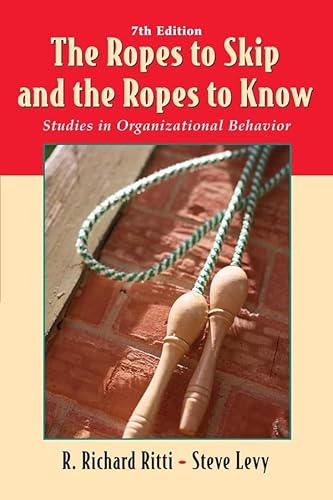 Beispielbild fr The Ropes to Skip and the Ropes to Know: Studies in Organizational Behavior zum Verkauf von SecondSale