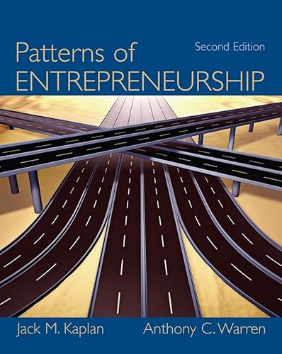 Stock image for Patterns of Entrepreneurship Management for sale by Better World Books