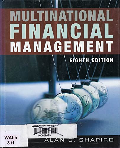 Beispielbild fr Multinational Financial Management zum Verkauf von Better World Books