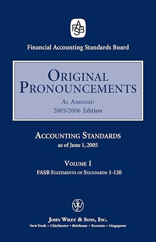 Stock image for 2005 Original Pronouncements (Old Edition) for sale by Basi6 International