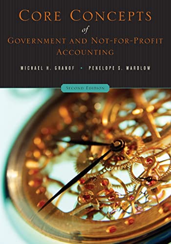 9780471737926: Core Concepts of Government and Not-For-Profit Accounting