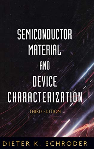 9780471739067: Semiconductor Material And Device Characterization