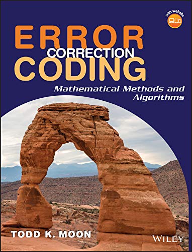 9780471739210: Error Correction Coding: Mathematical Methods and Algorithms