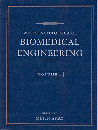 Beispielbild f�r Wiley Encyclopedia of Biomedical Engineering zum Verkauf von Better World Books
