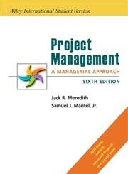 Beispielbild fr Project Management: A Managerial Approach zum Verkauf von WorldofBooks