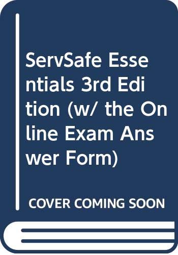 9780471743569: ServSafe Essentials 3rd Edition (w/ the Online Exam Answer Form)