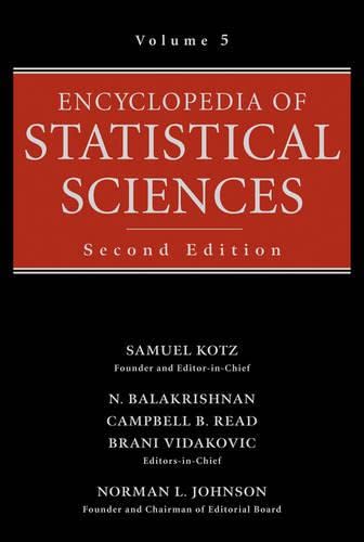 9780471743781: Encyclopedia of Statistical Sciences