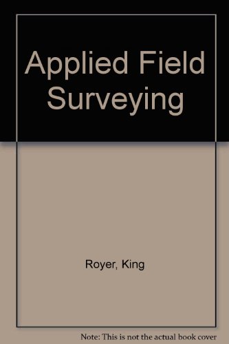 Stock image for Applied field surveying for sale by Bailey's Bibliomania