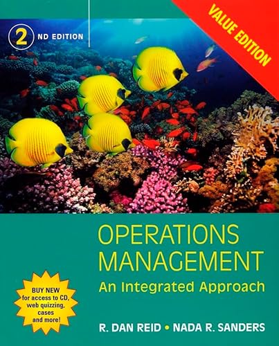 Imagen de archivo de Operations Management : An Integrated Approach a la venta por Better World Books: West