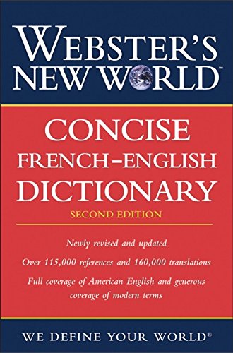 Imagen de archivo de Webster's New World Concise French-English Dictionary a la venta por Better World Books: West