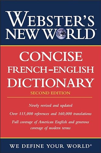 Stock image for Webster's New World Concise French-English Dictionary for sale by Better World Books: West