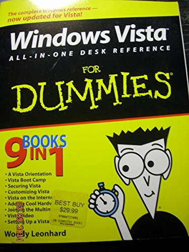 Imagen de archivo de Windows Vista All-in-One Desk Reference for Dummies a la venta por Better World Books