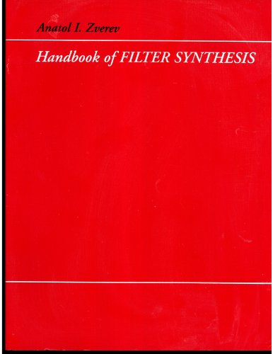 9780471749424: Handbook of Filter Synthesis