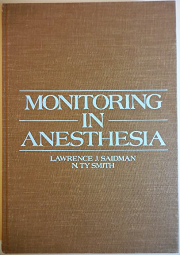 Stock image for Monitoring in anesthesia (Wiley series in anesthesiology) for sale by HPB-Red