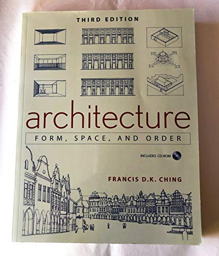 Imagen de archivo de Architecture: Form, Space, and Order a la venta por HPB-Red